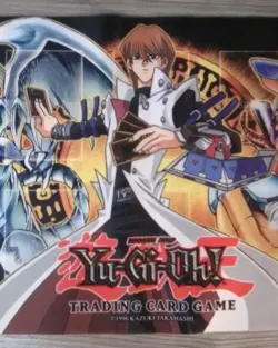 Yugioh Kaiba XYZ Dragon Blue-Eyes White Dragon Rubber mat Konami Gold Series 4 - Image 3