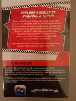 Pokemon Scarlet & Violet White Flare Booster Bundle (New Sealed) - Image 2
