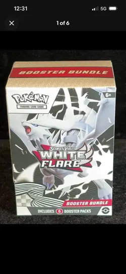 Pokemon TCG Scarlet & Violet White Flare Booster Bundle NEW SEALED - Image 1