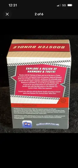 Pokemon TCG Scarlet & Violet White Flare Booster Bundle NEW SEALED - Image 2
