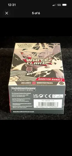 Pokemon TCG Scarlet & Violet White Flare Booster Bundle NEW SEALED - Image 5