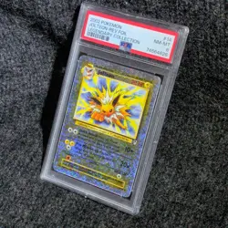 2002 Pokemon Jolteon Legendary Collection Reverse Holofoil #14 PSA 8 - Image 3