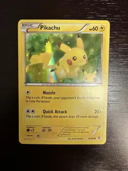 Pikachu 26/83 20th Anniversary Stamp Pokemon Card - Image 1