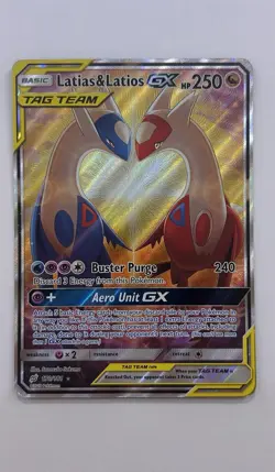 Pokemon Latias & Latios GX TAG TEAM Ultra Rare SM-Team Up 170/181 Card - Image 1