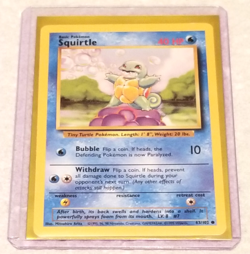 Squirtle - 63/102 - Base Set - Unlimited - Pokemon Card - Lightly Played - Image 1