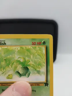 Oddish 63/82 Team Rocket Set 2000 Non-Holo MP Pokemon Card w/ Rare INK ERROR - Image 4