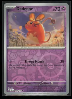 Dedenne 094/198 Pokemon Scarlet & Violet Common Near Mint Reverse Holo Card - Image 1
