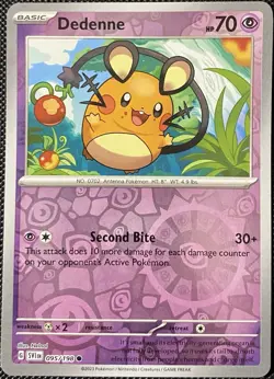 Dedenne 095/198 SV01: Scarlet & Violet Base Set Reverse Holo - Pokemon Card - Image 1