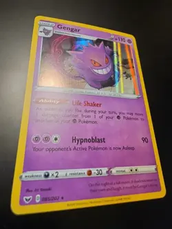 Pokemon Gengar 085/202 Sword & Shield Holo Card Near Mint Condition - Image 2