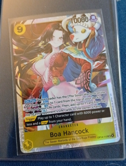Boa Hancock OP14-112 SR The Azure Sea's Seven Foil One Piece Card Game - Image 1