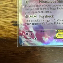 Pokemon TCG Card Espeon EX 52/122 XY Breakpoint Full Holo Ultra Rare 2016 NM - Image 5