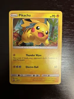 Pikachu SM76 Black Star Promo Pokemon Card - Image 1