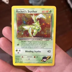 Pokemon Rocket's Scyther Gym Heroes Holo Rare 013/132 2000 Card - Image 1