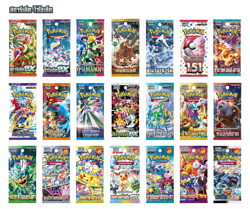 Pokemon Card [THAI] SCARLET & VIOLET Booster Packs Lot of 21 - Image 1