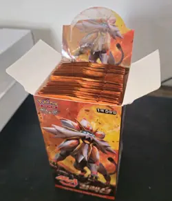 Rare 2016 Full Box Of Korean Sun & Moon Booster Box (30 Packs Of 5 Cards Sealed) - Image 1