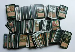600+ Green card Bulk Lot. Magic the Gathering. Approx 3 lbs of cards. - Image 1
