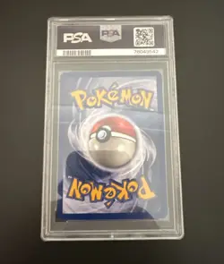 Pokemon TCG Blastoise Holo Rare Card Base Set PSA 7 - Image 2
