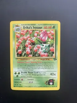 Pokemon Erika's Ivysaur 41/132 Gym Challenge Uncommon Regular 2000 English Card - Image 1