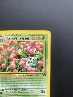 Pokemon Erika's Ivysaur 41/132 Gym Challenge Uncommon Regular 2000 English Card - Image 2