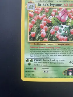 Pokemon Erika's Ivysaur 41/132 Gym Challenge Uncommon Regular 2000 English Card - Image 4