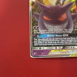 Pokemon Gengar & Mimikyu GX TAG TEAM Ultra Rare Holo Card Team Up 53/181 Damage - Image 4