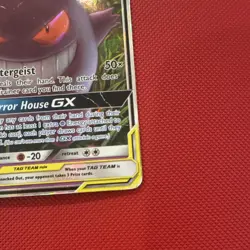 Pokemon Gengar & Mimikyu GX TAG TEAM Ultra Rare Holo Card Team Up 53/181 Damage - Image 5
