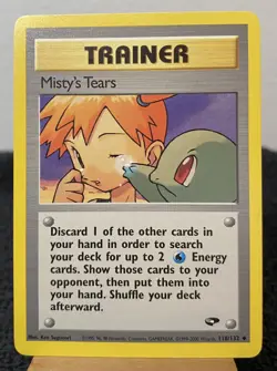Misty's Tears Gym Challenge Trainer Card 118/132 Pokemon TCG Uncommon LP/LP+ - Image 1