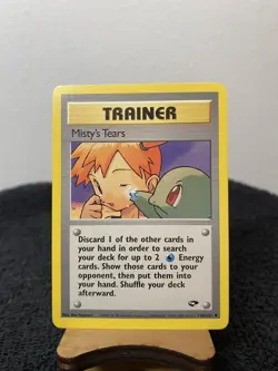 Misty's Tears Gym Challenge Trainer Card 118/132 Pokemon TCG Uncommon LP/LP+ - Image 3