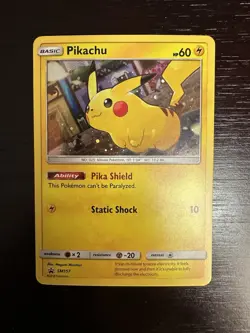 Pikachu SM157 Black Star Promo Pokemon Card - Image 1