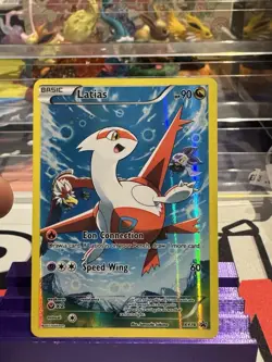 Pokemon Latias TCG Black Star Promo XY78 Full Art Holo Card Near Mint - Image 1