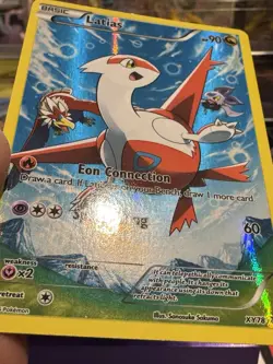 Pokemon Latias TCG Black Star Promo XY78 Full Art Holo Card Near Mint - Image 2