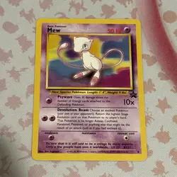 Mew Promo #8 Black Star Promo WOTC 1999-- 2000 Vintage Pokemon Card - Image 1