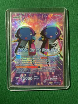 Dragon Ball Super Card History Of Z - Zen-Oh, One Who Wipes Away BT27-026 SLR - Image 1