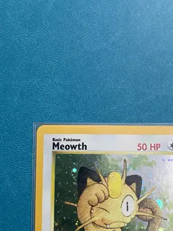 Meowth Promo 10 - Black Star GB Game Boy Stamped - Holo Rare Pokemon Card - NM - Image 2