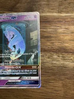 LP! Mewtwo GX (78/73) Shining Legends Secret Rare Holo Pokemon Card! - Image 3