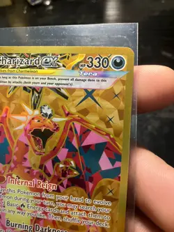 Pokemon TCG Gold Charizard EX Obsidian Flames 228/197 Secret Hyper Rare Card - Image 3