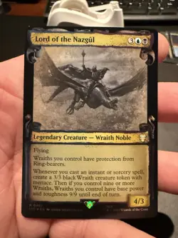 Lord of the Nazgul (Showcase Scrolls Foil) Lord of the Rings 467 NM - Image 1