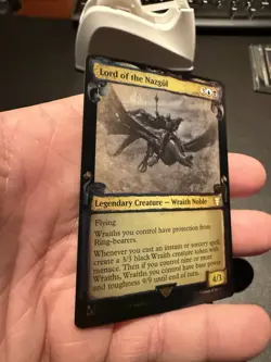 Lord of the Nazgul (Showcase Scrolls Foil) Lord of the Rings 467 NM - Image 2