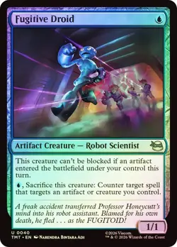 Foil Fugitive Droid [TMNT] MTG - Image 1
