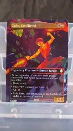 Zuko, Conflicted (Borderless) Avatar: The Last Airbender Foil - Image 1