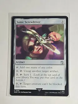 Sonic Screwdriver () U Universes Beyond: Doctor Who 186 NM - Image 1