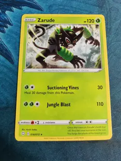 Zarude | MINT | Shining Fates 016/072 | Rare | Pokemon - Image 1