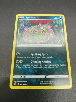 Spiritomb | MINT | Rebel Clash 116/192 | Rare | Pokemon - Image 1