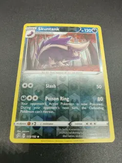 Skuntank | Reverse Holo | MINT | Rebel Clash 115/192 | Uncommon | Pokemon - Image 1