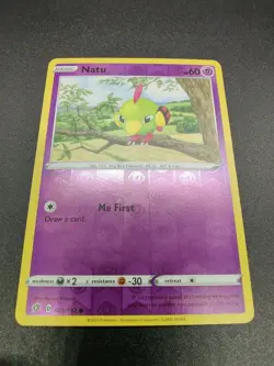 Natu | Reverse Holo | MINT | Rebel Clash 076/192 | Common | Pokemon - Image 1