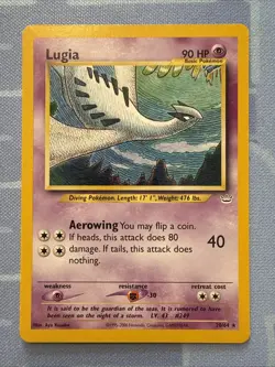 Pokemon Lugia Neo Revelation Rare Card 20/64 English NM - Image 1