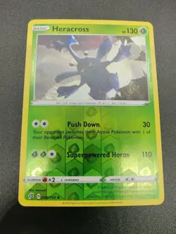 Heracross | Reverse Holo | MINT | Rebel Clash 006/192 | Uncommon | Pokemon - Image 1