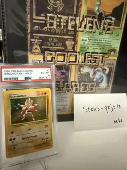 Hitmonchan Holo - PSA 6 - Pokemon 1999 Base Set 7/102 - Image 1