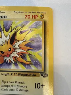 Pokemon TCG Vintage Jolteon 20/64 Jungle Set Non-Holo - Image 5