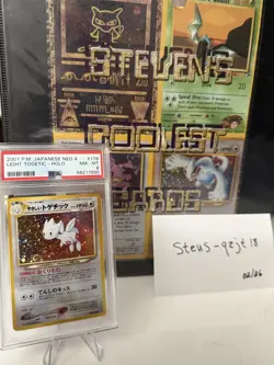 Light Togetic Japanese - PSA 8 - Neo Destiny Holo 176 - Pokemon - Image 1